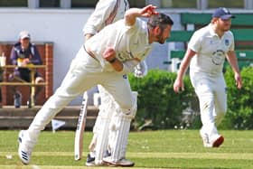 Lancaster's Liam Moffat claimed five wickets against St Annes Picture: Tony North