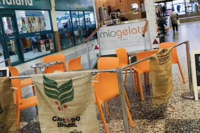 Miagelato have a pop-up coffee shop in Morecambe's Arndale Centre.