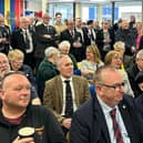 Veterans, friends and family members at the official opening of the Bay Veterans Association hub and drop-in centre in Morecambe.
