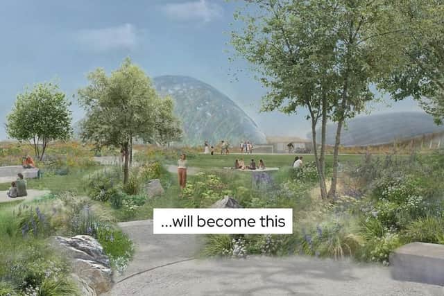 How the Eden garden will eventually look. Digital illustration credits: Studio Sylvie / Bronte Seller