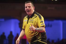 Dave Chisnall was defeated by Jonny Clayton on Sunday Picture: PDC