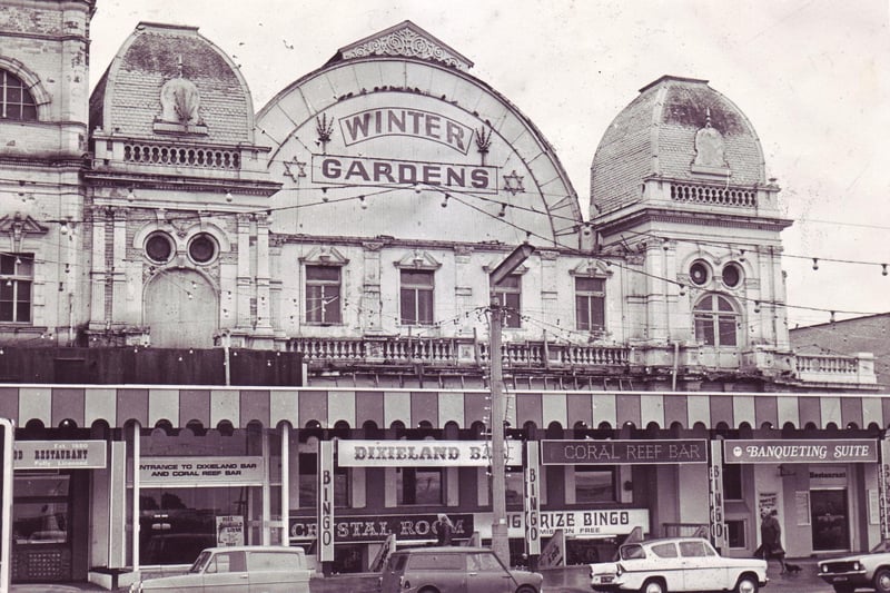 The view of the theatre from the prom, thought to be in the 1970s.