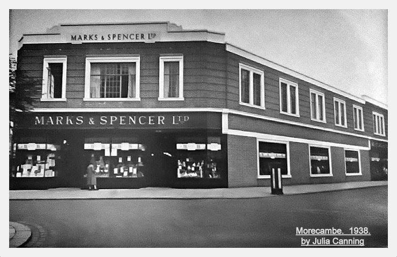 Morecambe's former Marks and Spencer store. Pictured in 1938, picture by Julia Canning.