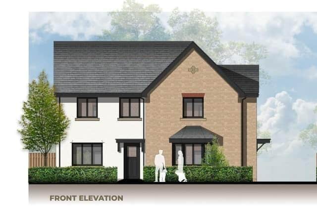 How some of the homes might look.