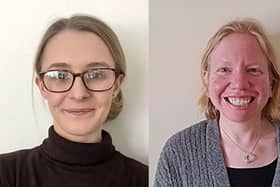 Prof Charlotte Hadley and Prof Heather Brown from Lancaster University.