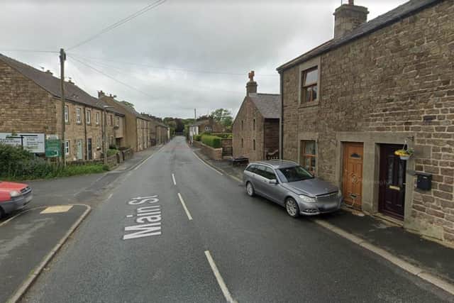 Main Street in Cockerham will be closed to traffic this week for electrical connection work to be carried out. Picture from Google Street View.