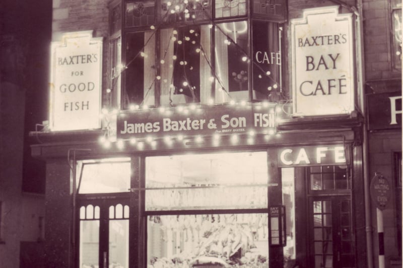 The old James Baxter & Son Bay Cafe next door to The Palatine on Queen Street in Morecambe