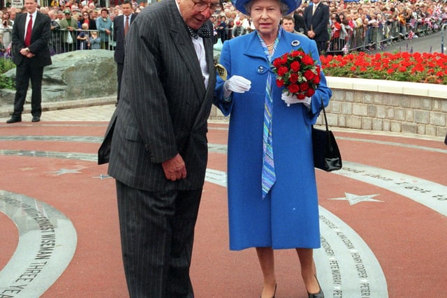 The Queen on her visit to Morecambe. PHOTOGRAPH BY DARREN ANDREWS.
