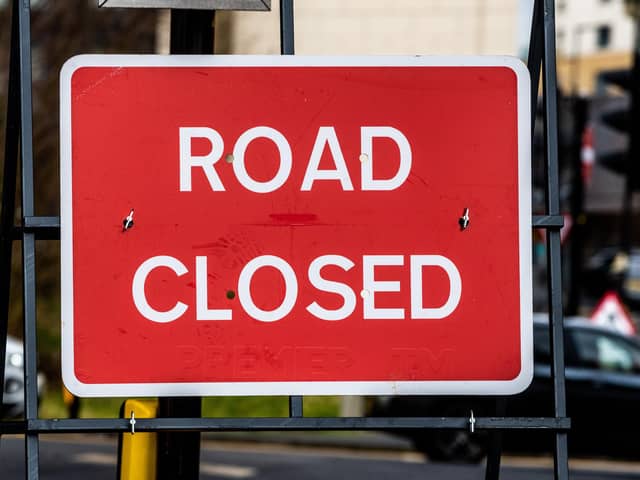 These are some of the road closures in the Lancaster and Morecambe district from ?. Picture By Yorkshire Evening Post Photographer,  James Hardisty.