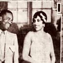 Adelaide Hall and Bill 'Bojangles' Robinson in Brown Buddies on Broadway 1930.
