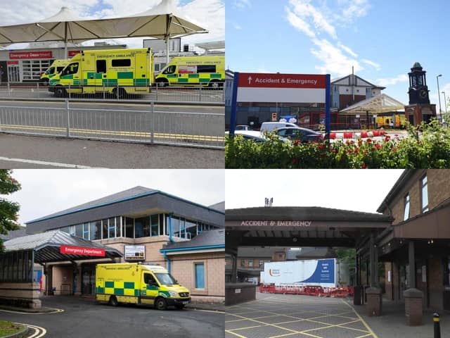 NHS leaders have not revealed which Lancashire hospital or hospitals the near week-long waits occured at