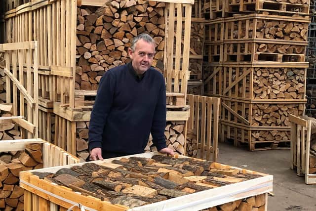 Logs Direct Sales Director, Stephen Talbot. The company is experiencing an unprecedented demand for wood fuel.
