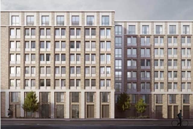 How the student flats would look. Photo: Tim Groom Architects.