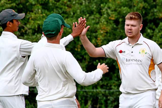 Morecambe's Lloyd Smith was among the wickets in their defeat of Fleetwood Picture: Tony North