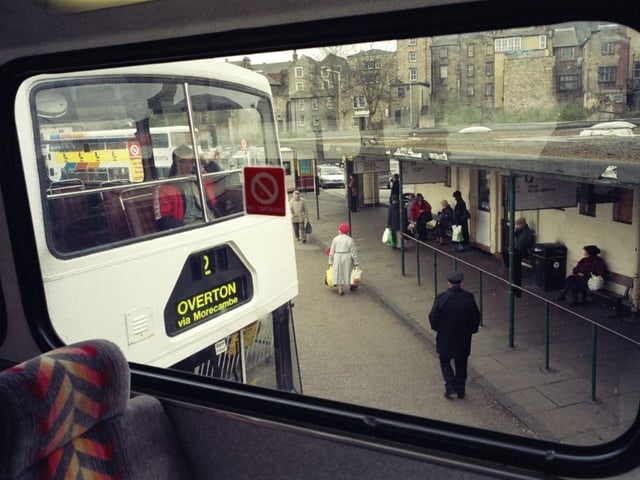 A view from the top deck of a bus in the year 2000. Photo by D J Clark.