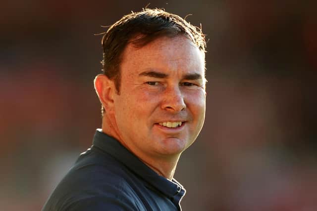 Morecambe manager Derek Adams Picture: Lewis Storey/Getty Images