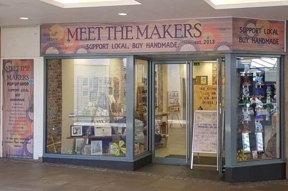 The Meet The Makers shop in Lancaster city centre.