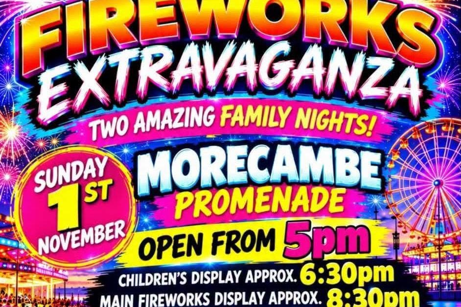 Zwei Feuerwerksnächte in Morecambe und Heysham geplant