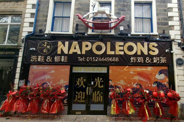 The new Napoleons Chinese restaurant in New Street, Lancaster. Picture: Josh Brandwood