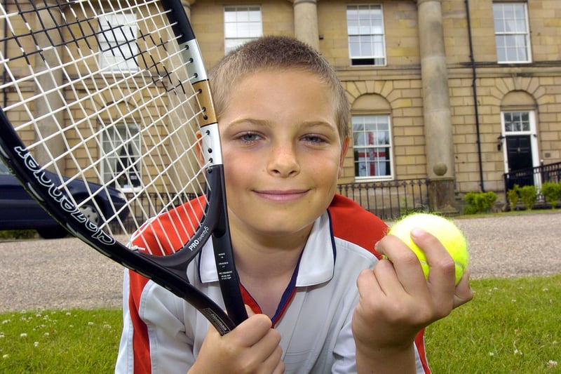 Looking forward to his trip to Wimbledon, 11-year-old Cameron Laird from Lancaster who was taking part in the ceremony to mark the start of the Olympic Torch's journey.
