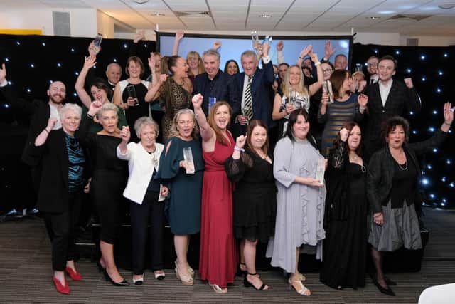 Winners at last year's Bay Business Excellence Awards.
