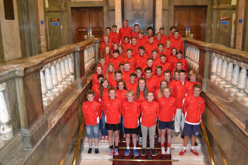 The Lancaster International Youth Games squad in 2015.