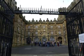 The prison gates.