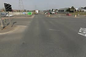 Police have closed the A683 Bay Gateway at the junction of Morecambe Road due to a road traffic collision.