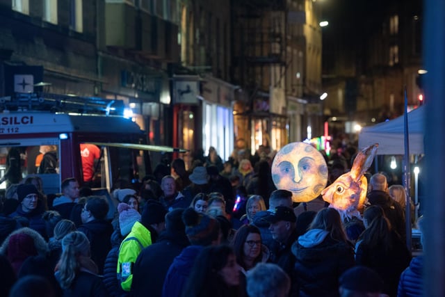 Tens of thousands of people were in Lancaster for the Light Up Lancaster festival.