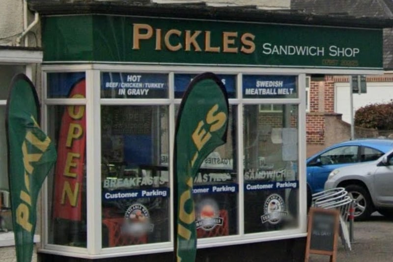 Pickles sandwich shop on Lancaster Road, Torrisholme, has a rating of 4.5 out of 5 from 81 Google reviews.
