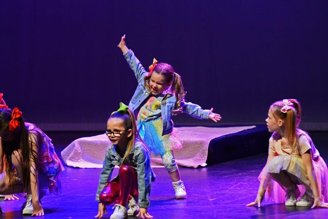 Musical Theatre pupils pictured performing to Jojo Siwa. Picture: NDFP-08-02-22-SVShow 5-NMSY