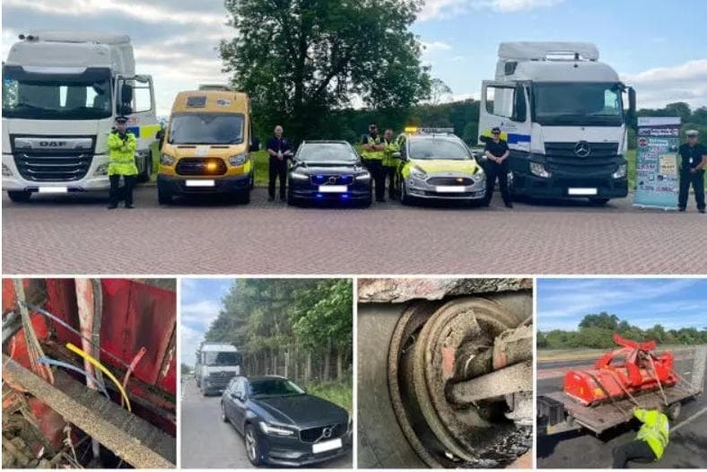 Police spot nearly 300 driving offences in five days using unmarked lorry on roads in Cumbria - Vimarsana News