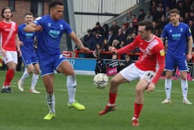 Dylan Connolly scored Morecambe's consolation goal