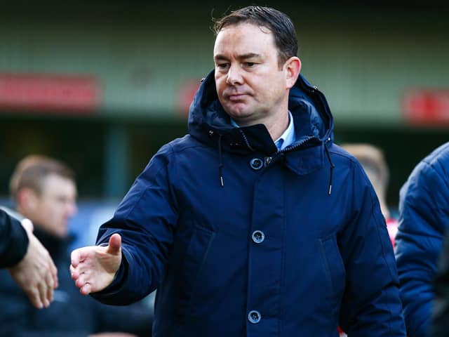 Morecambe manager Derek Adams  is looking to add three new faces Picture: Jack Taylor