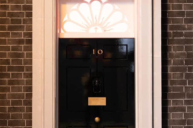 A 10 Downing Street front door created by Vectar. Credit: Vectar Sets, 2022