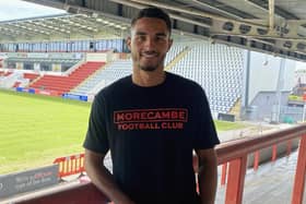 Max Melbourne will become Morecambe's second summer signing Picture: Morecambe FC