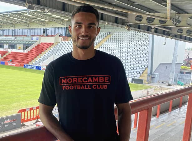 Max Melbourne will become Morecambe's second summer signing Picture: Morecambe FC