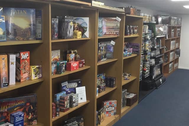 Tabletop Republic sells all sorts of board games, Pokemon and Magic the Gathering cards, Warhammer and other miniature wargames, Dungeons and Dragons and other roleplaying games, and all the paints, glues and accessories hobbyists need to build and paint their miniatures.