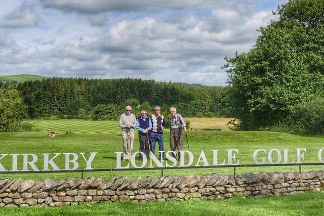 The foursome at Kirkby Lonsdale Golf Club.