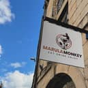 The sign at Marula Monkey cocktail bar and restaurant which has opened in Lancaster city centre.
