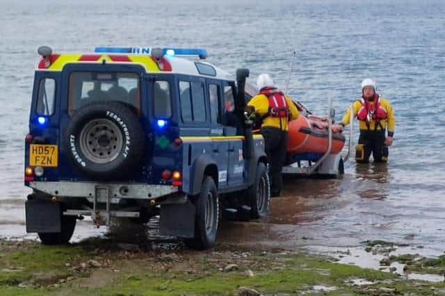 The lifeboat crew was called out on Friday to help a boat in difficulty.