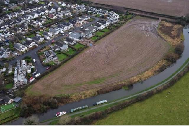 An aerial view of the site looking south east December 2023. Picture courtesy of Applethwaite Ltd.