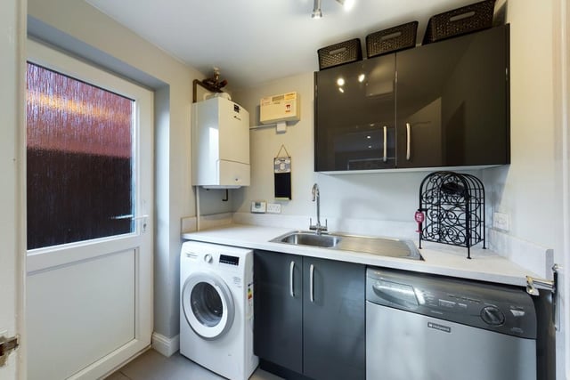 The utility room will accommodate larger, labour-saving devices such as a washing machine or tumble drier.