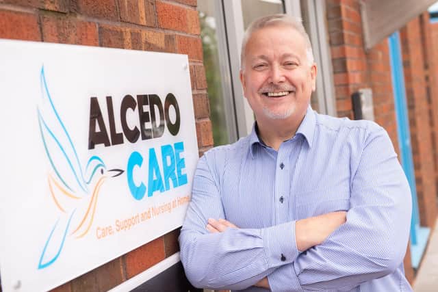 Managing director at Alcedo Care Group, Andy Boardman.