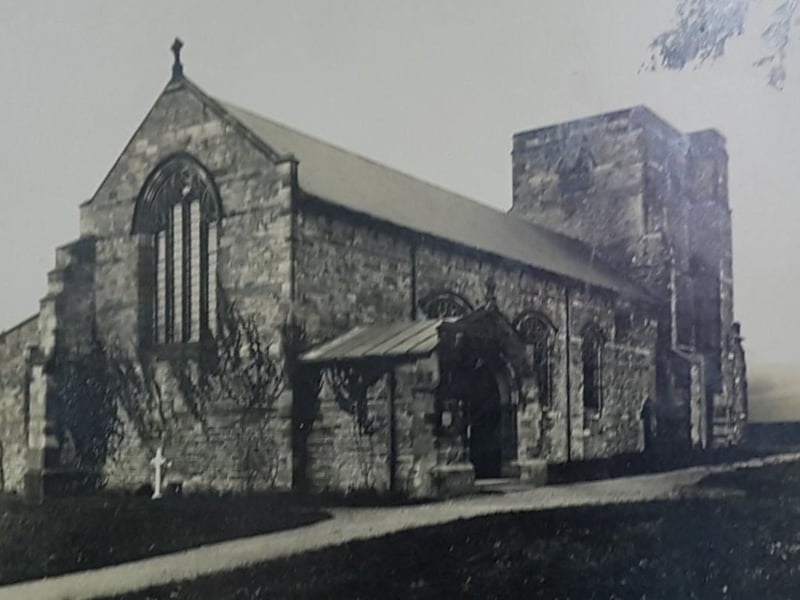 Frank’s grave marker was placed in the Churchyard of St Johns church near the west window until 1967 when it was bought inside the church to help preserve it. Photo: Shaun Corkerry
