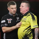 Dave Chisnall lost to Luke Woodhouse in the last 16 of the PDC's 2023 Cazoo Players Championship Finals in Minehead Picture: Kieran Cleeves/PDC