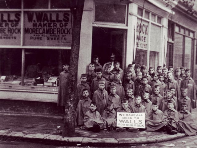 The old W Walls shop where they made Morecambe rock.