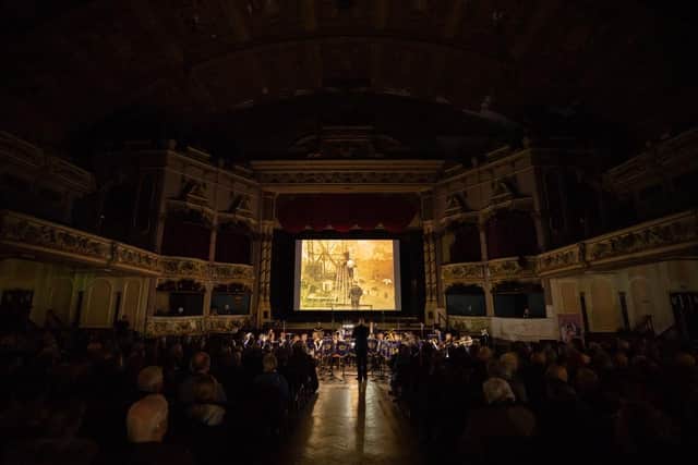 Echoes of the North at the Winter Gardens. Credit: Yorkshire Silent Film Festival and Timm Cleasby.