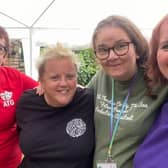 Some members of the WISE UP team, Louise Barker, Elspeth Roberts, Emma Wareing and Samantha Francis.