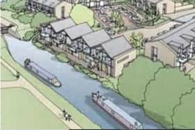 How some of the canalside site at Ellel Holiday Village could look. Photo from M Capital Properties Limited application documents.